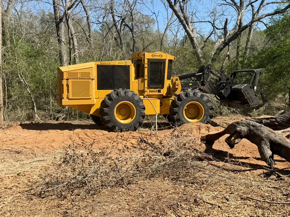 Weiler M860A forestry mulcher on a job site