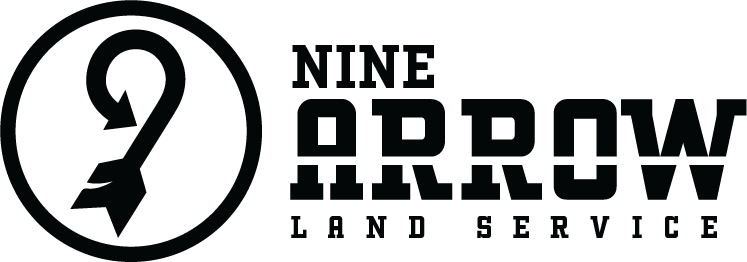 9arrow horizontal lockup blk trans